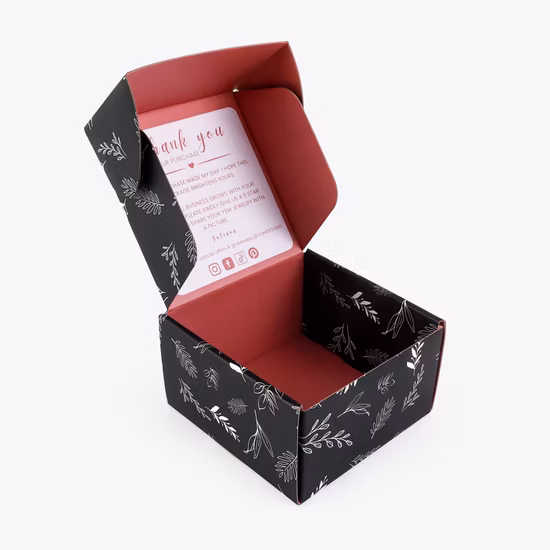 Custom Logo Printed Craft Packaging Corrugated Folding Shipping Mailing Mailer Paper Gift Boxes