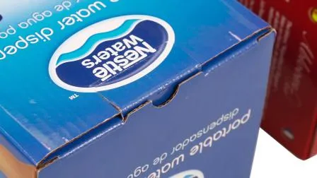 Caixa de papelão de embalagem de papel ondulado reciclado impresso com logotipo personalizado